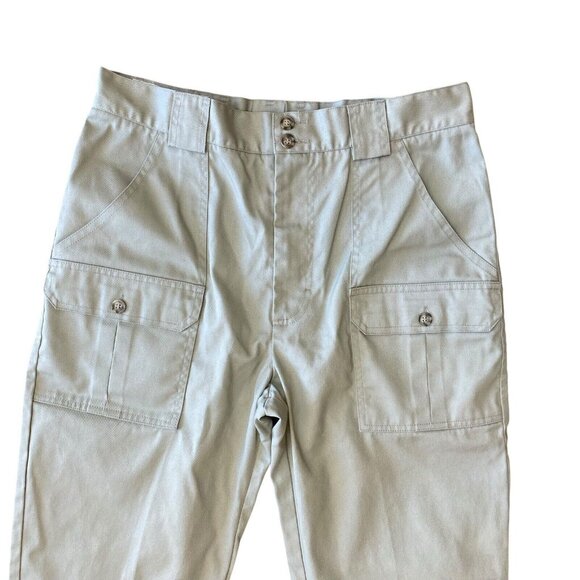 Tilley Endurables Pants Mens Cargo Khaki Size 34x36 Safari Adventure Tan - Picture 3 of 7